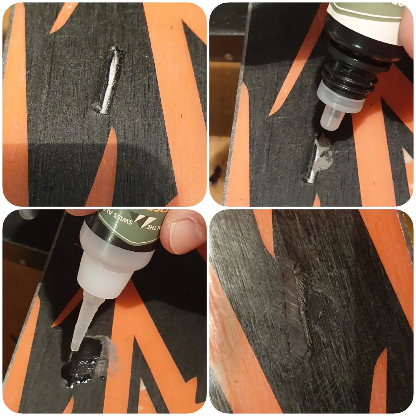 Eiselin ski base repair process