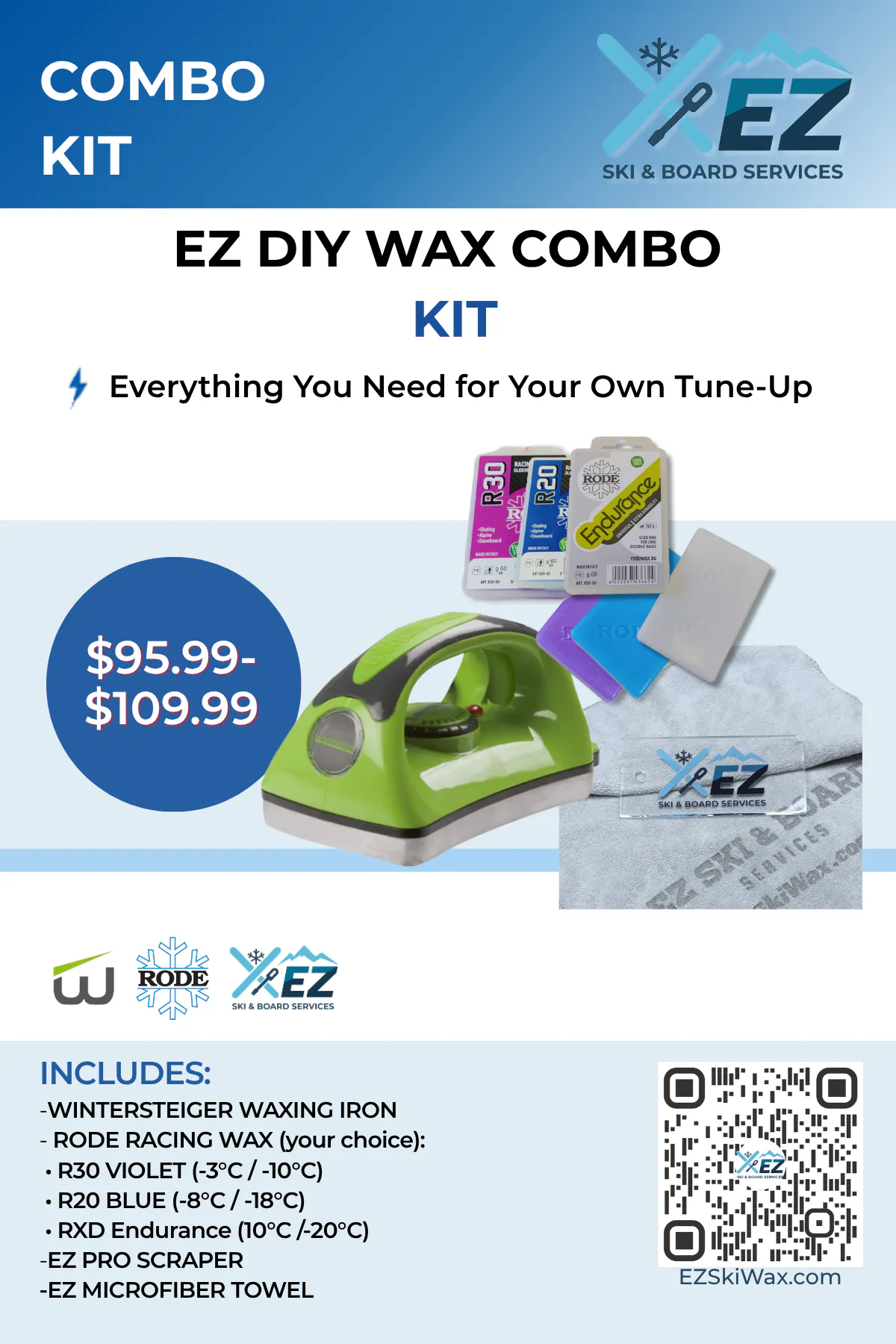 Waxing Combo – EZ DIY Tune-Up Kit photo 3